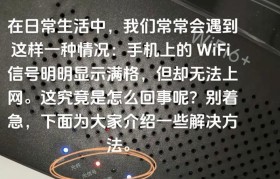 手机WiFi叹号不可上网的解决方法（解决手机WiFi叹号问题，让你畅快上网）